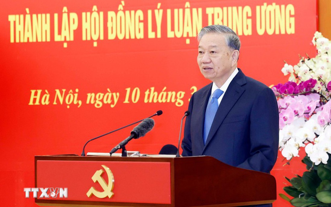 Tổng Bí thư Tô Lâm chủ trì Hội nghị công bố lập Hội đồng Lý luận Trung ương nhiệm kỳ 2026-2031