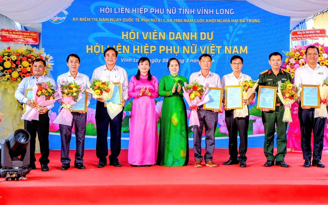 Vĩnh Long: Hơn 2.200 hội viên danh dự chung tay vì sự tiến bộ của phụ nữ
