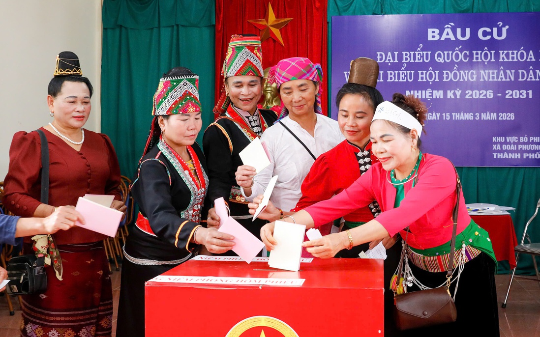 16 giờ chiều 15/3: Hơn 93% cử tri trên cả nước đã đi bầu cử Quốc hội và HĐND