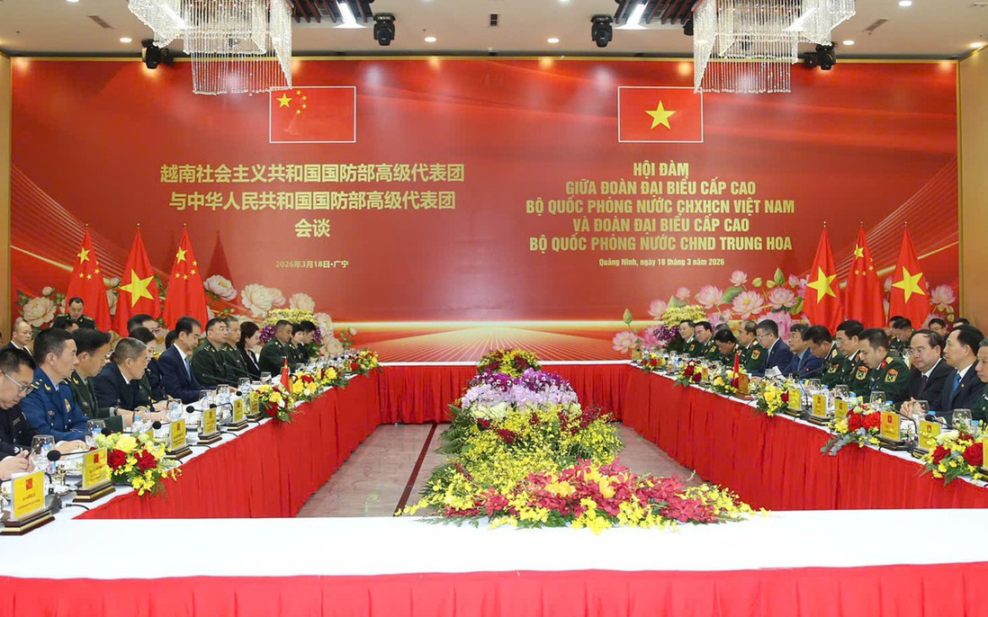 Bộ trưởng Bộ Quốc phòng Việt Nam hội đàm với Bộ trưởng Bộ Quốc phòng Trung Quốc