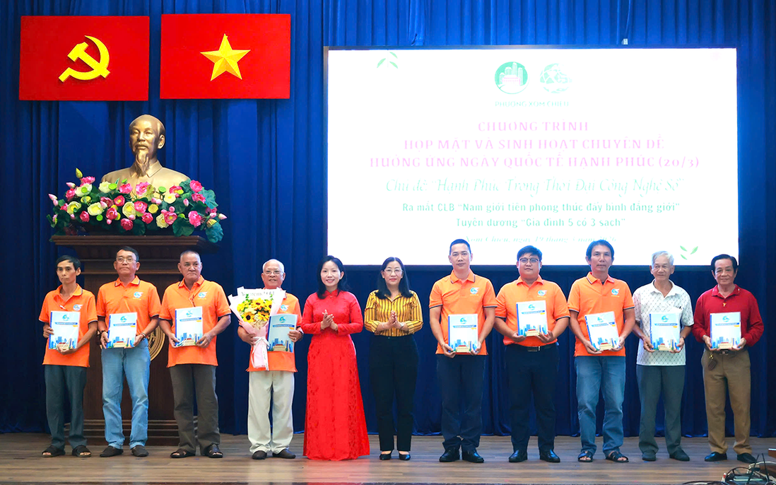 TPHCM: Ra mắt CLB "Nam giới thúc đẩy bình đẳng giới" nhân Ngày Quốc tế Hạnh phúc 20/3