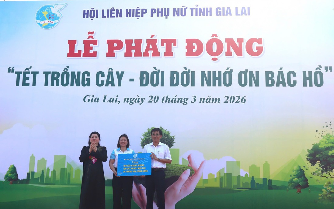 Hội LHPN tỉnh Gia Lai phát động "Tết trồng cây - Đời đời nhớ ơn Bác Hồ" năm 2026