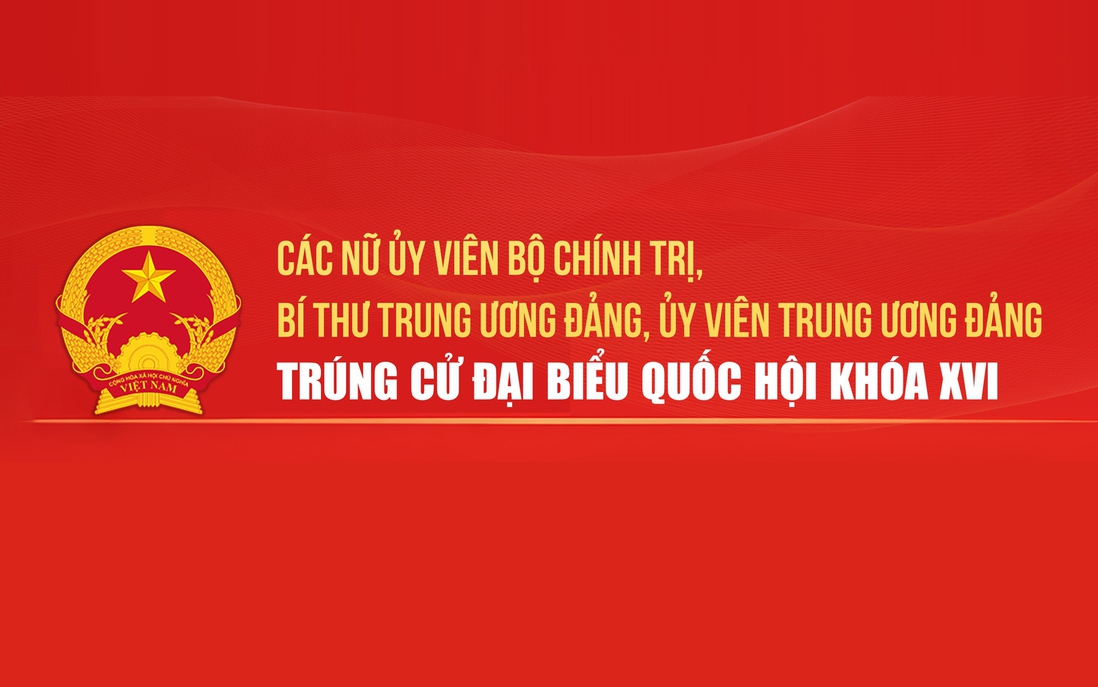 Danh sách các nữ Ủy viên Bộ Chính trị, Bí thư TW Đảng, Ủy viên TW Đảng trúng cử Đại biểu Quốc hội khóa XVI
