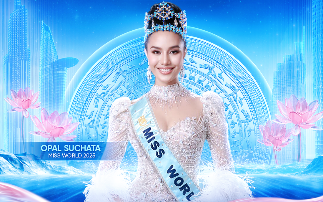 Đương kim Hoa hậu Thế giới Opal Suchata dự chung kết Miss World Vietnam 2026