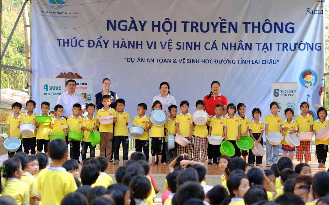Lai Châu: Hơn 1.500 học sinh tiểu học tham gia ngày hội thay đổi hành vi vệ sinh cá nhân