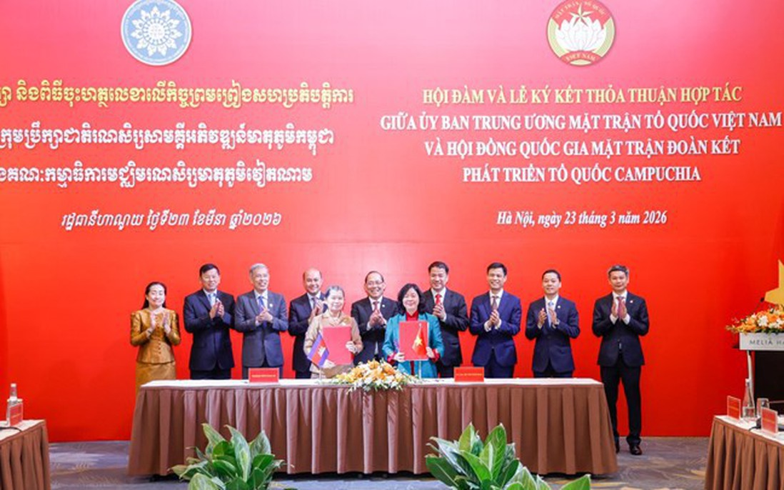 Nội dung thỏa thuận hợp tác giữa UBTƯ MTTQ Việt Nam và Mặt trận Đoàn kết Phát triển Tổ quốc Campuchia giai đoạn 2026 - 2031