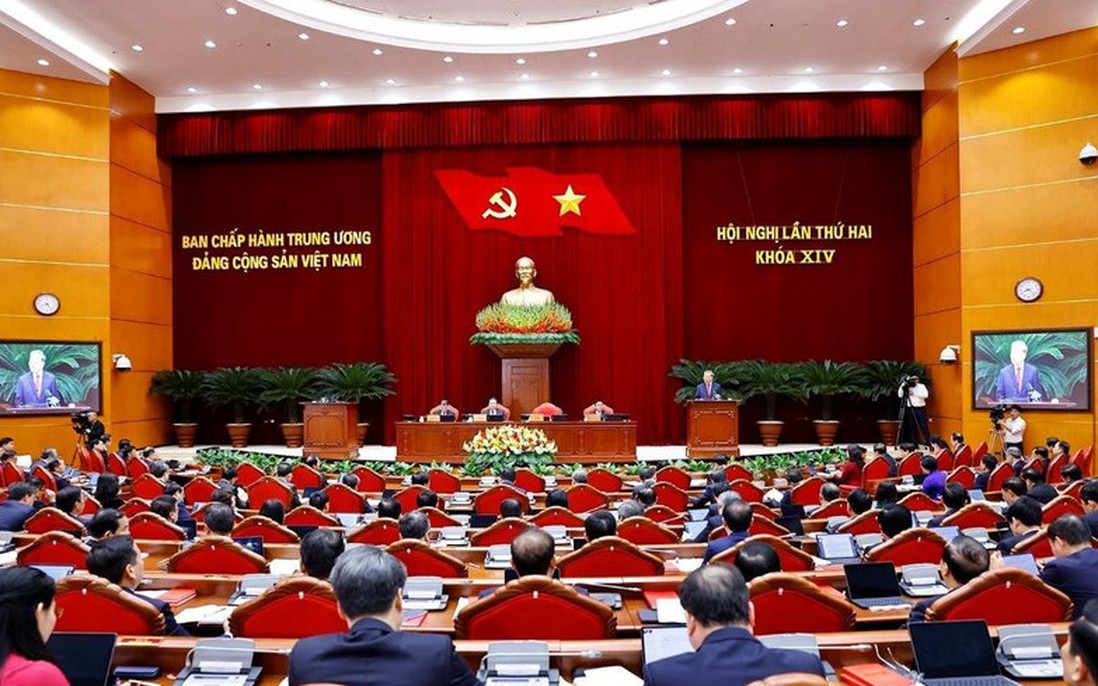 Thông cáo báo chí ngày làm việc thứ nhất Hội nghị Trung ương 2 khóa XIV