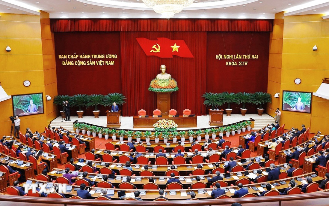 Thông báo Hội nghị lần thứ hai Ban Chấp hành Trung ương Đảng khóa XIV