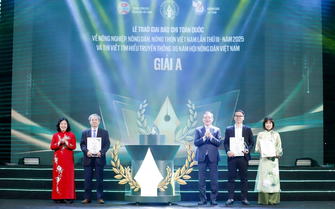 Công bố Thể lệ giải báo chí toàn quốc về “tam nông” năm 2026: Nhiều hạng mục giải thưởng lần đầu xuất hiện