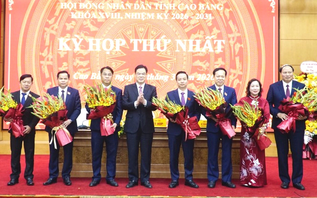 Ông Lê Hải Hòa được bầu làm Chủ tịch UBND tỉnh Cao Bằng nhiệm kỳ 2026 - 2031