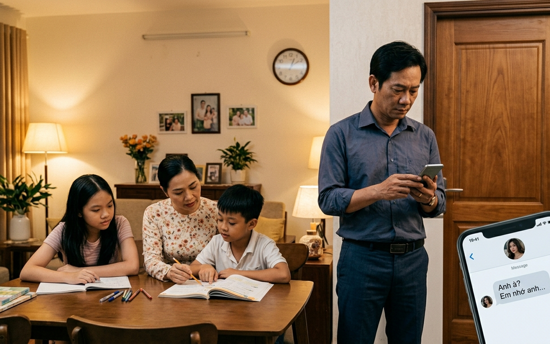 Sống "hai cuộc đời": Vết trượt dài của những người chồng ngoại tình