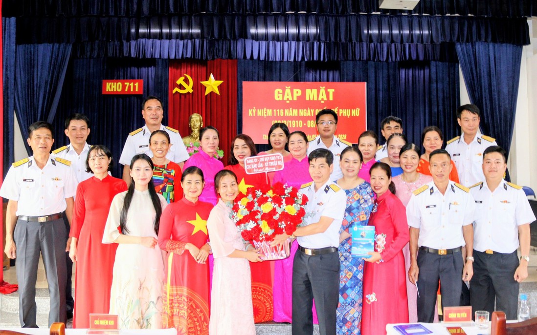 Phát động thi đua "Phụ nữ Kho 711 bản lĩnh, trí tuệ, đẩy mạnh chuyển đổi số"