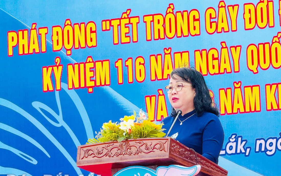 Phụ nữ Đắk Lắk phát động "Tết trồng cây đời đời nhớ ơn Bác Hồ" và Năm Thi đua 2026