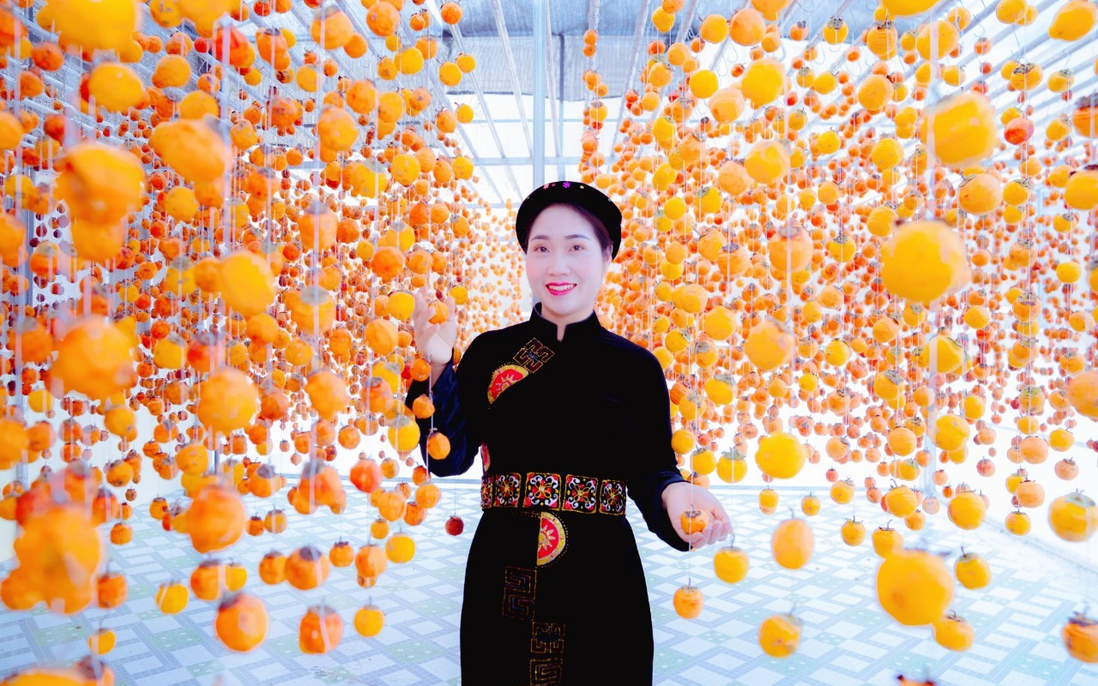 Đôi vợ chồng nâng tầm trái hồng quê hương cùng tham gia ứng cử đại biểu HĐND xã