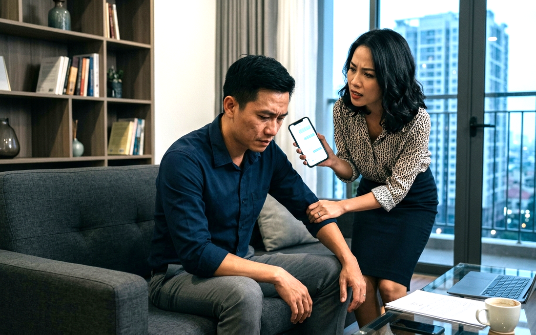 Chồng "ngoan" vẫn bị dày vò trong ghen tuông, kiểm soát