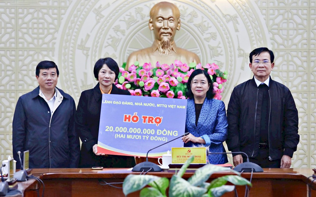 Ủy ban Trung ương MTTQ Việt Nam kêu gọi ủng hộ Tháng Nhân đạo năm 2026