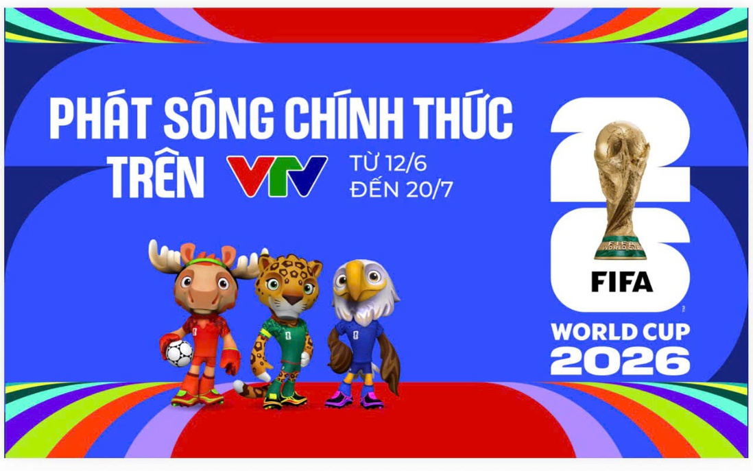 VTV phát sóng trực tiếp 104 trận đấu Vòng chung kết FIFA World Cup 2026