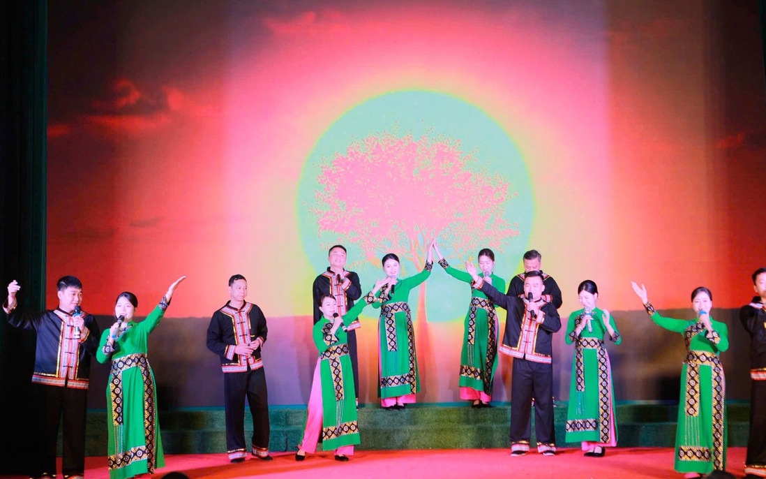 40 chiến sĩ Biên phòng tham dự Hội thi Tiếng dân tộc Tày