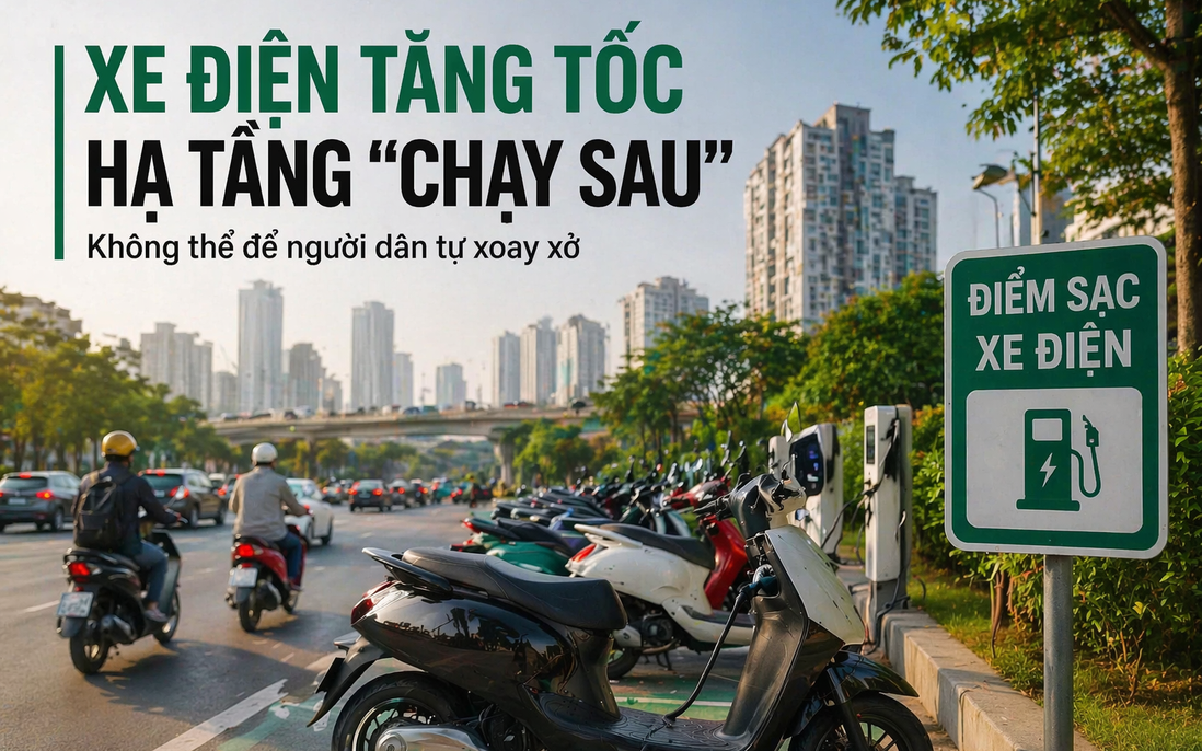 Xe điện đô thị - Bài cuối: Hạ tầng "chạy sau", không thể để người dân tự xoay xở