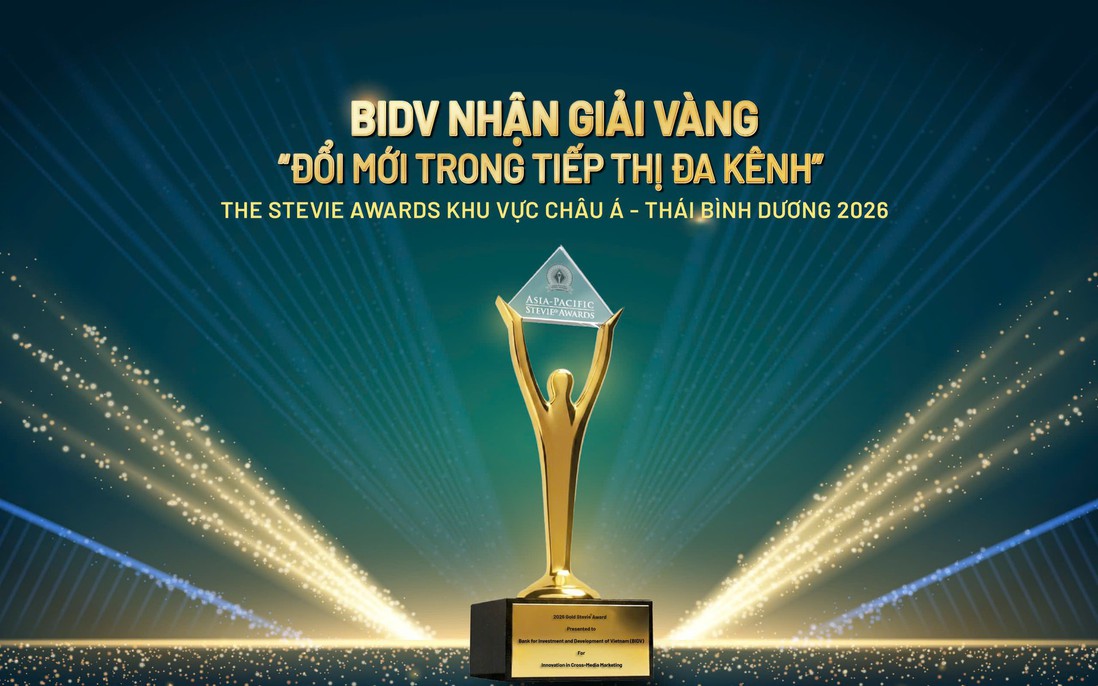 BIDV đạt giải Vàng The Stevie Awards về truyền thông giáo dục tài chính