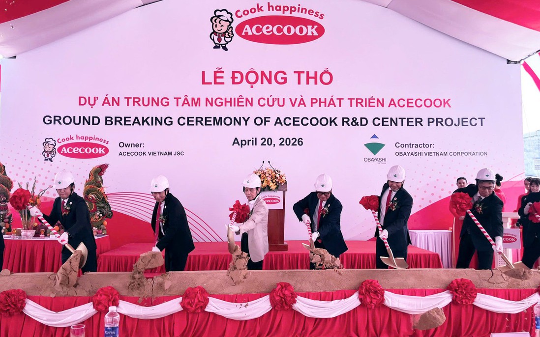 Acecook Việt Nam tổ chức lễ động thổ dự án Trung tâm Nghiên cứu và Phát triển mới