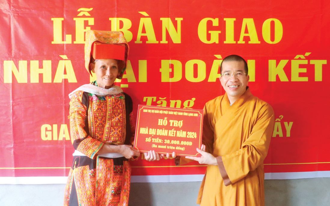 Phật tử ở Lạng Sơn kết nối nguồn lực hơn 10 tỷ đồng trợ giúp người nghèo