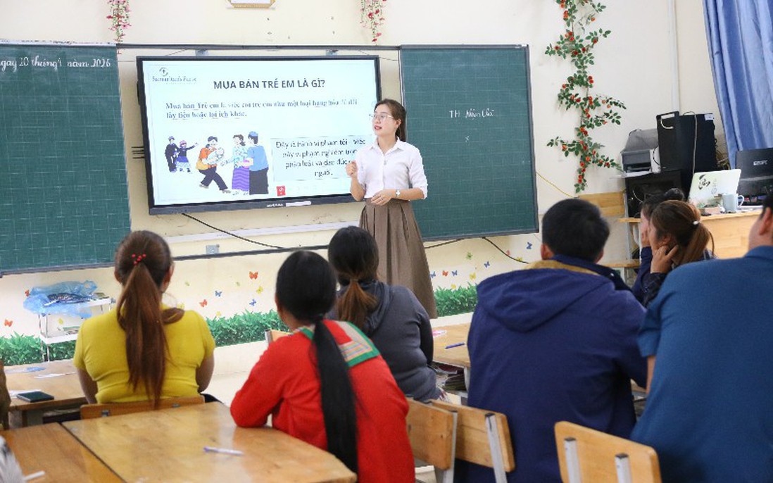 Lan tỏa kiến thức phòng, chống mua bán trẻ em đến cha mẹ học sinh