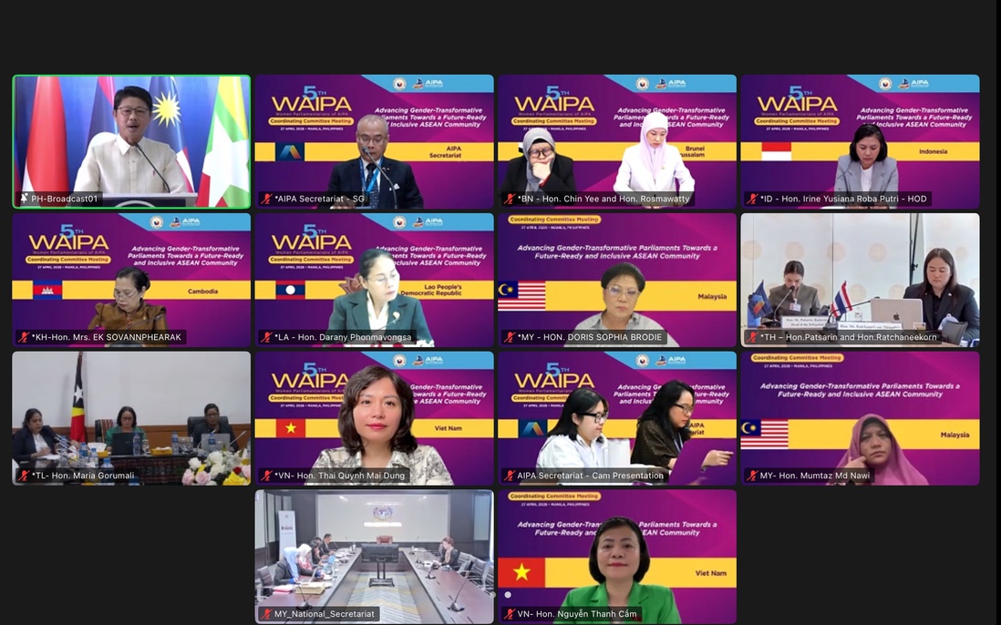 Quốc hội Việt Nam nỗ lực cùng AIPA thúc đẩy bình đẳng giới trong hoạt động nghị trường