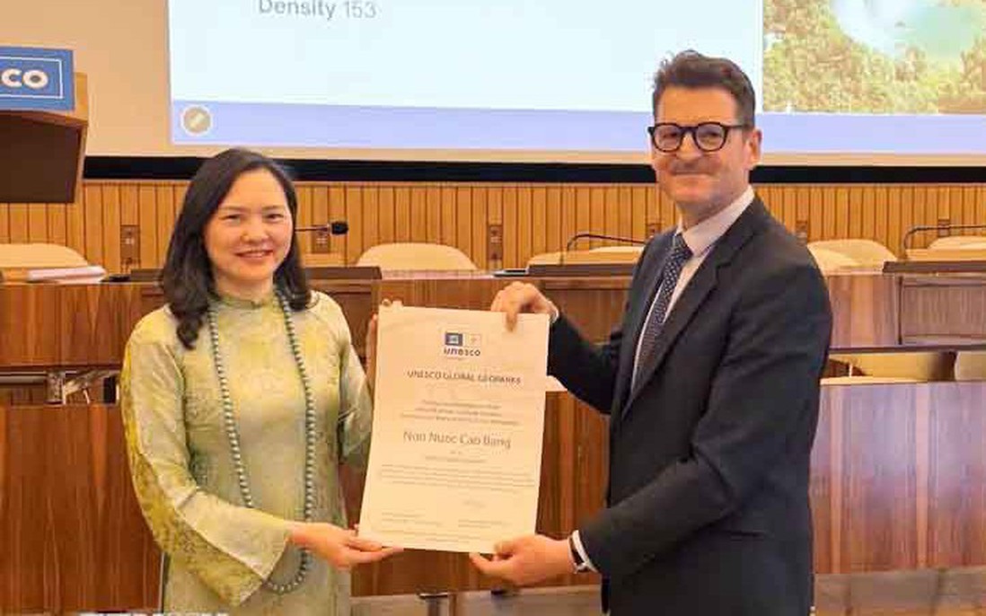 Công viên địa chất Non nước Cao Bằng tiếp tục được UNESCO vinh danh