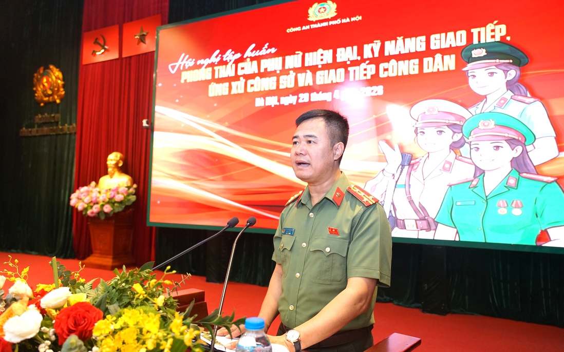Nâng tầm phong thái, lan tỏa hình ảnh đẹp của nữ cán bộ, chiến sĩ Công an Thủ đô