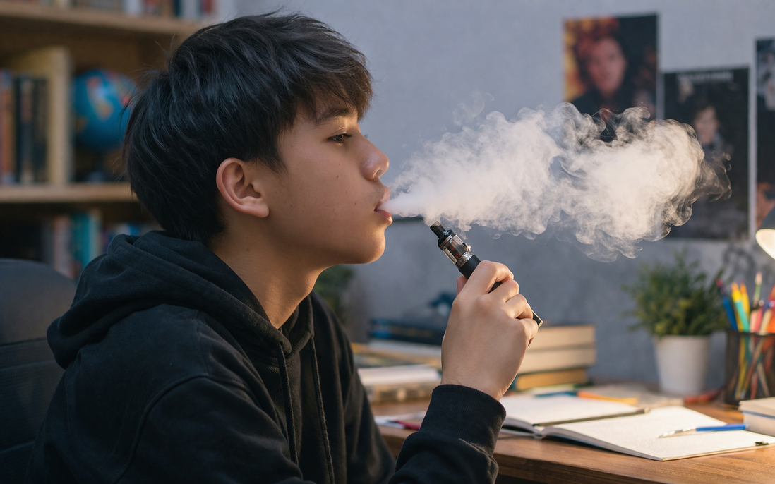 Phát hiện con trai dùng thuốc lá điện tử: "Biện pháp mạnh" không phải là lời giải