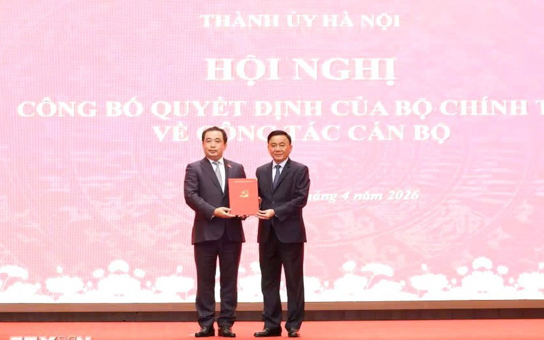 Ông Trần Đức Thắng giữ chức Bí thư Thành ủy Hà Nội