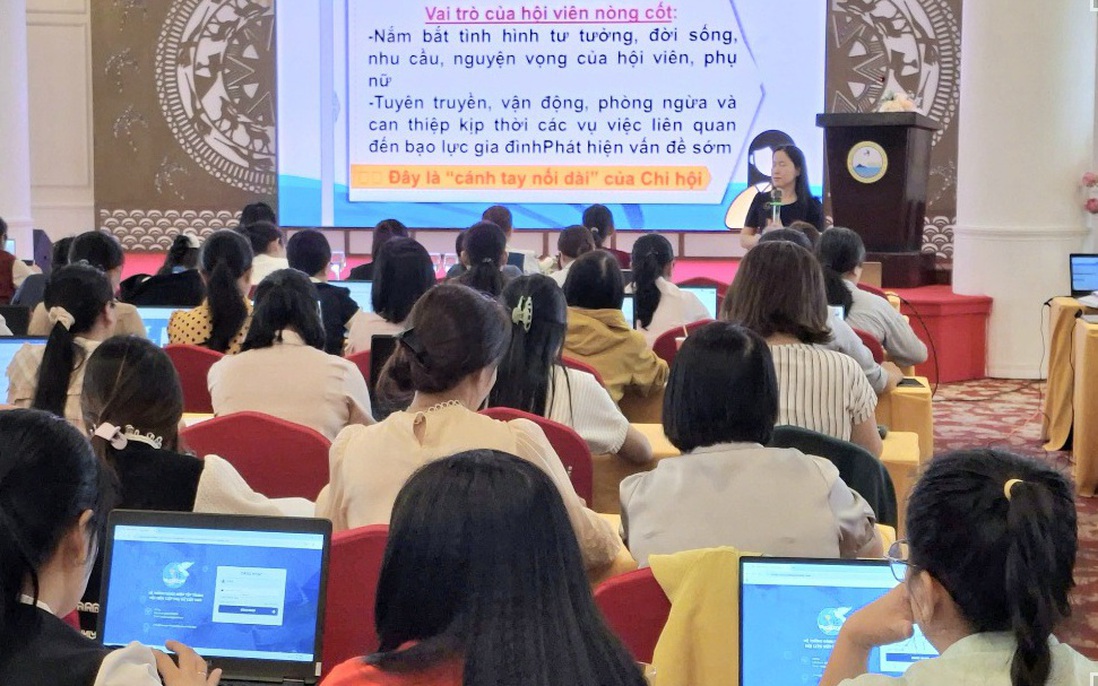 Khánh Hòa: Tập huấn nâng cao năng lực số cho cán bộ Hội cơ sở