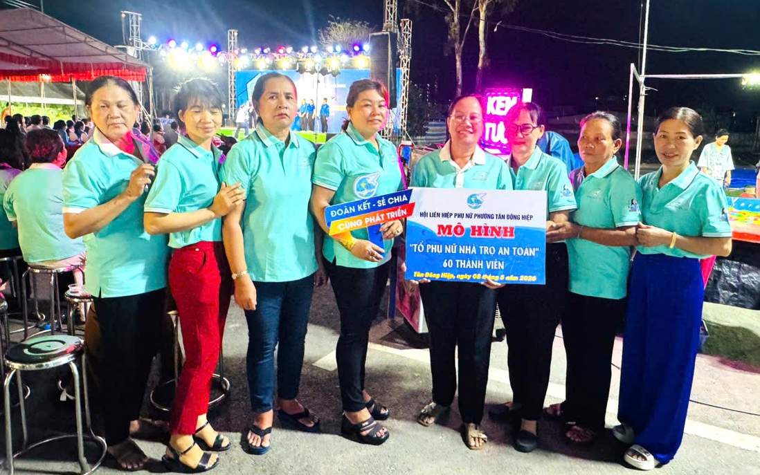 TPHCM: Ra mắt mô hình "Tổ phụ nữ nhà trọ an toàn"