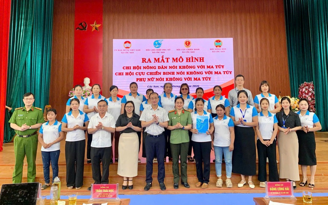 Lào Cai: Ra mắt mô hình “Phụ nữ nói không với ma túy” tại xã Cốc San