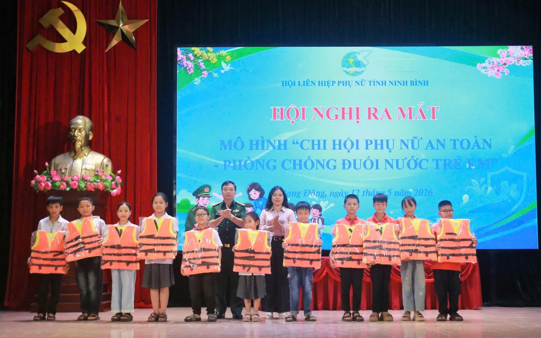 Ninh Bình: Ra mắt mô hình "Chi hội phụ nữ an toàn - phòng chống đuối nước trẻ em"