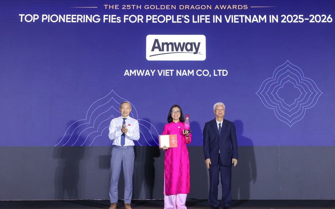 Amway Việt Nam ghi dấu lần thứ 10 được vinh danh tại Giải thưởng Rồng Vàng