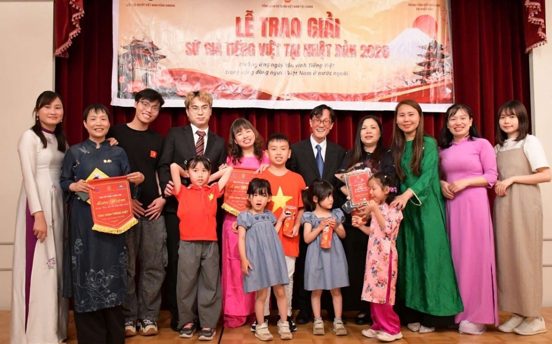 Lễ trao giải "Sứ giả tiếng Việt tại Nhật Bản" năm 2026 và khai giảng lớp tiếng Việt Trường Việt ngữ Cây Tre