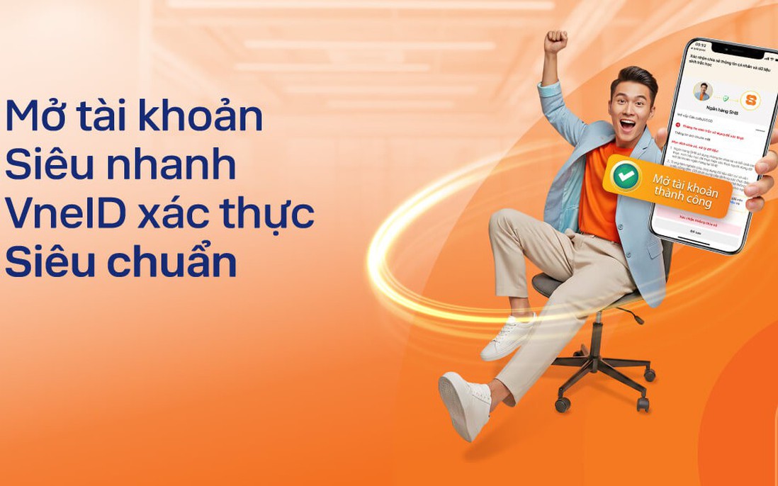 SHB tích hợp xác thực sinh trắc học qua VNeID: Mở tài khoản trực tuyến không cần NFC