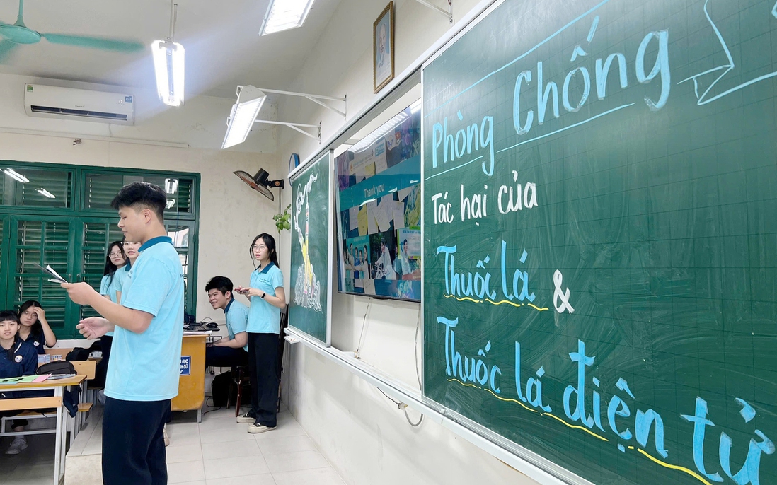 Giáo viên làm gương, học sinh thêm "lá chắn" trước thuốc lá và thuốc lá điện tử