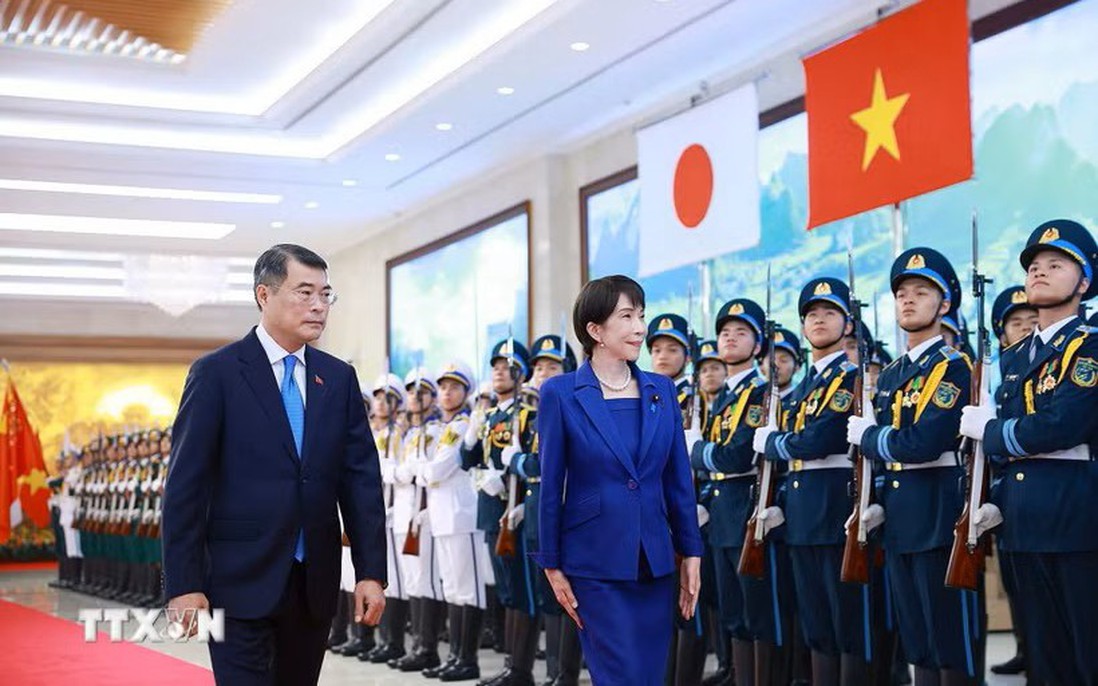 Thủ tướng Lê Minh Hưng chủ trì Lễ đón chính thức Thủ tướng Nhật Bản