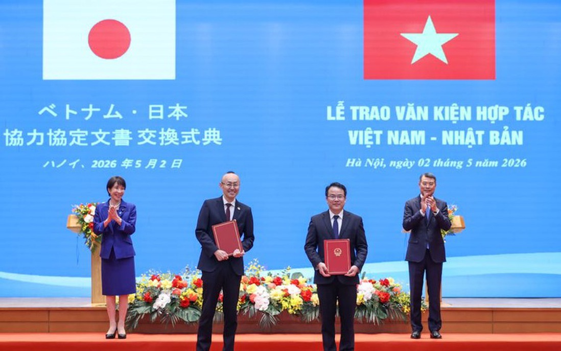 Việt Nam, Nhật Bản trao nhiều văn kiện hợp tác quan trọng