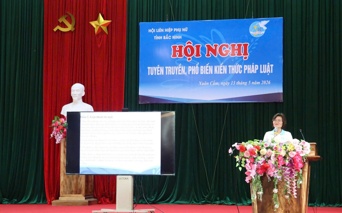 Bắc Ninh: Tuyên truyền, phổ biến kiến thức pháp luật cho hơn 3.000 cán bộ, hội viên phụ nữ