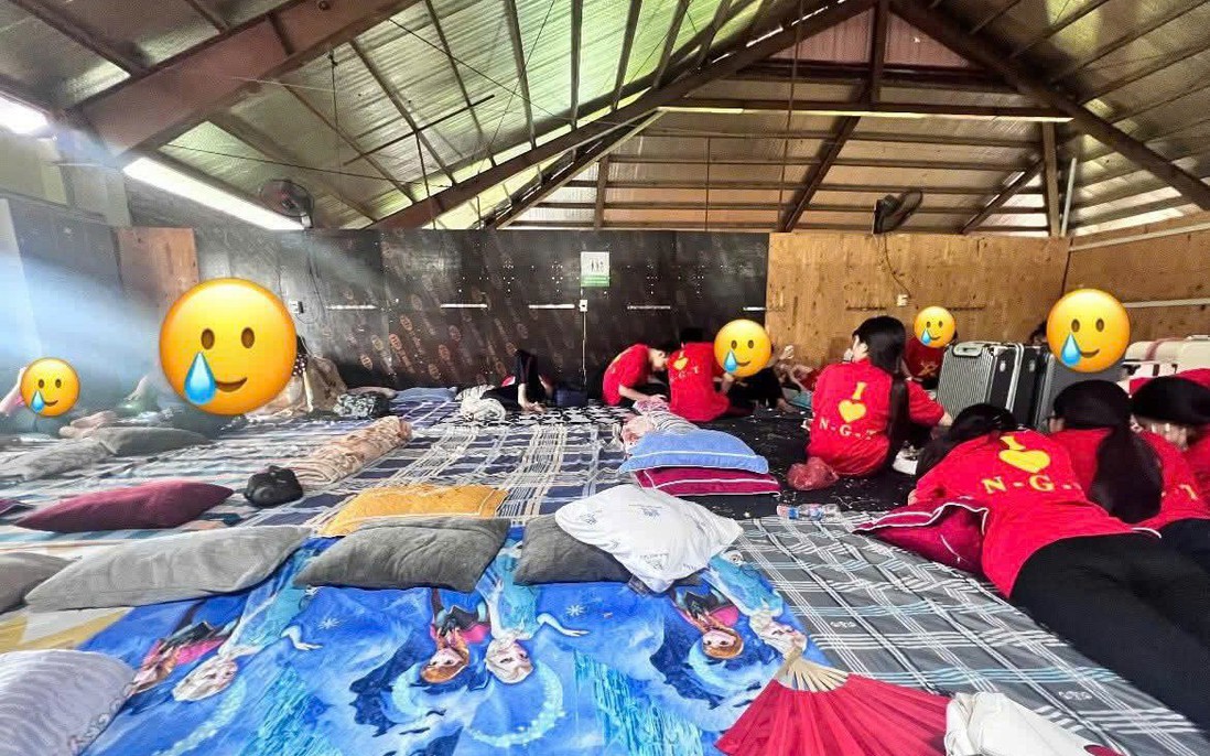 Lùm xùm chuyến đi trải nghiệm: Học sinh THPT ngủ tập thể, không điều hòa, khu vệ sinh chung bất tiện
