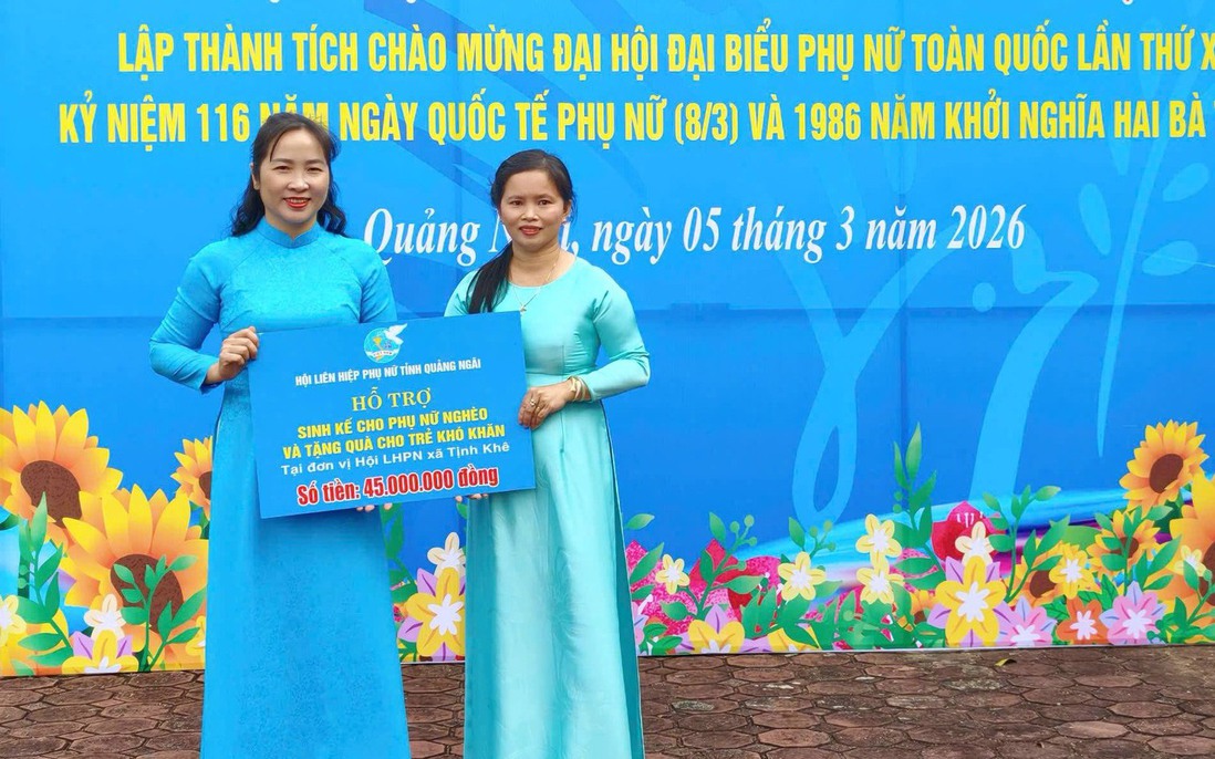 Quảng Ngãi: Nhân rộng các mô hình chào mừng Đại hội Phụ nữ toàn quốc lần thứ XIV