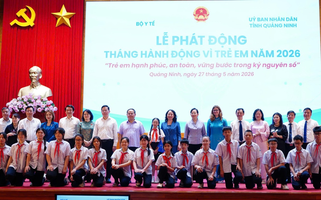 Phát động Tháng hành động vì trẻ em năm 2026: Chung tay xây dựng "hệ miễn dịch số" cho trẻ em