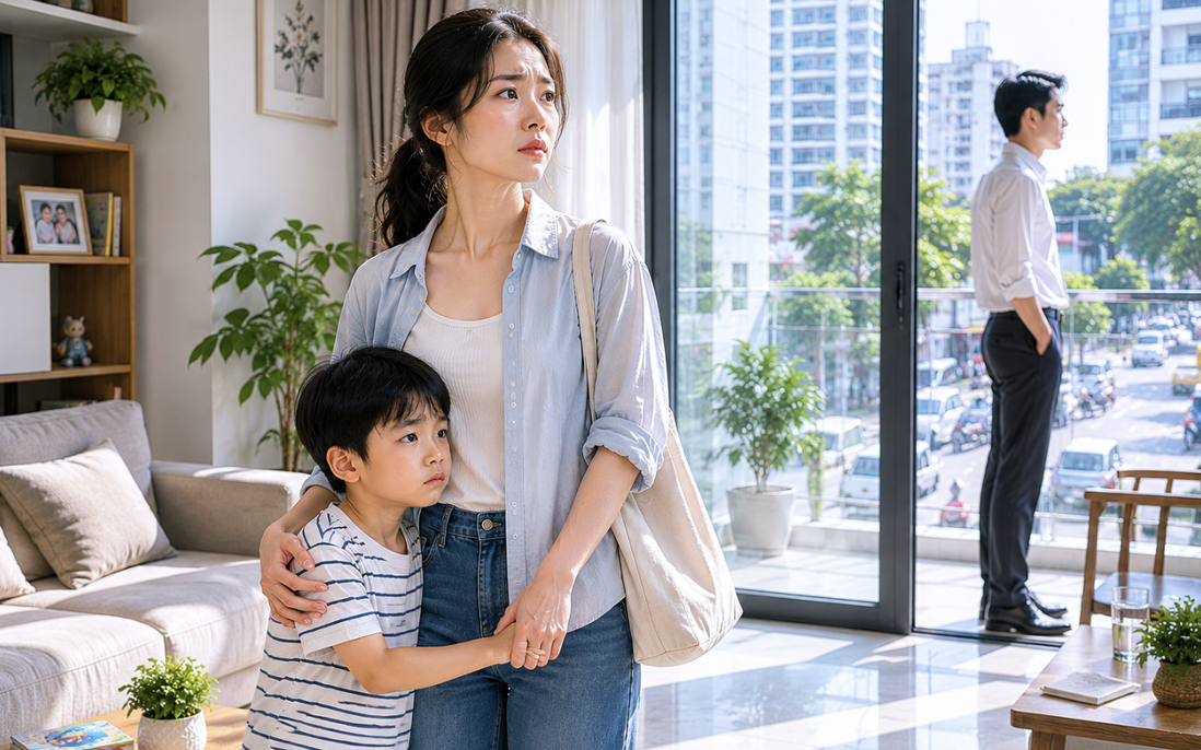 Diễn đàn "Xin đừng đánh con": Mẹ đi bước nữa, con thành con riêng!