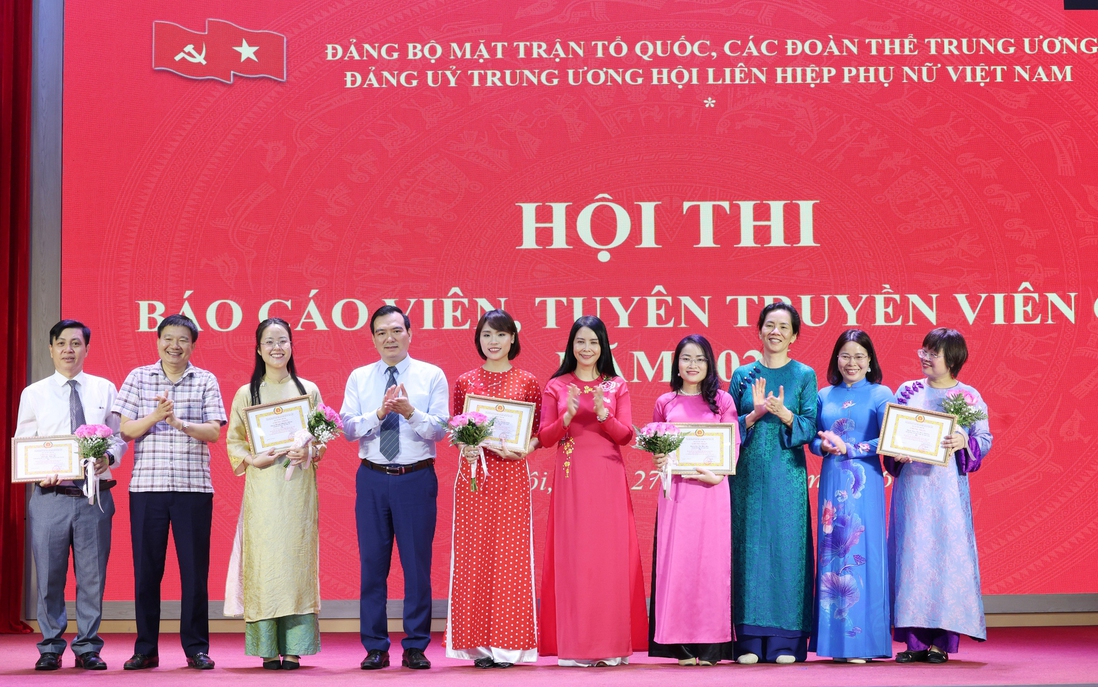 Đảng ủy TƯ Hội LHPN Việt Nam: Hội thi Báo cáo viên, Tuyên truyền viên giỏi năm 2026