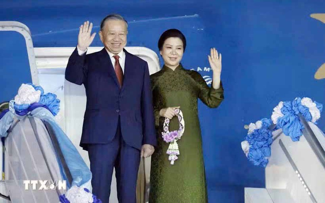 Tổng Bí thư, Chủ tịch nước Tô Lâm và Phu nhân kết thúc tốt đẹp chuyến thăm chính thức Vương quốc Thái Lan