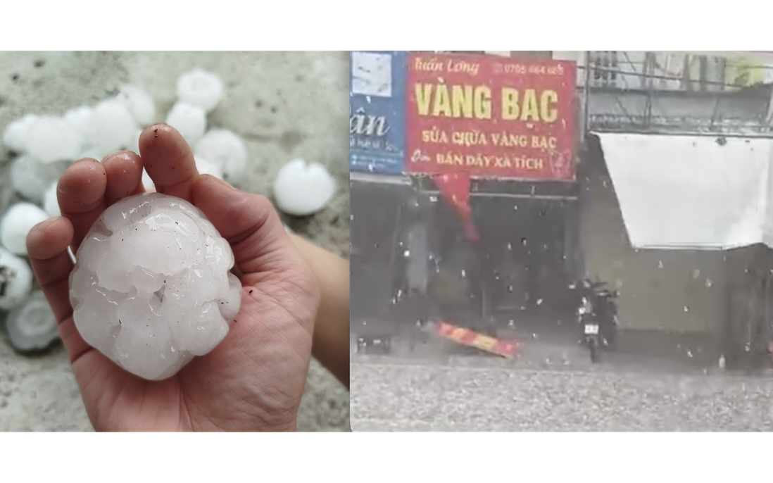 Cảnh báo mưa dông, mưa đá, lũ quét, gió giật mạnh ở khu vực Bắc và Trung bộ